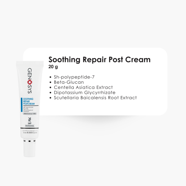 Genosys Soothing Repair Post Cream SRP 100 g - Görsel 2